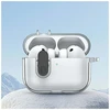 iLike Dėklas na ausinės Dux Ducis Apple AirPods Pro 3 PECL Series PC+TPU Cover su karabinu Juodas Clear