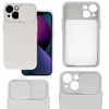 iLike Dėklas Galinis dangtelis Apple iPhone 14 Pro Camshield Minkštas rusvai gelsvas