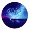 iLike Laikiklis Uniwersalny Popsocket Universal Pop Holder Diamonds Mėlyna (ILIUNPH44)