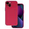 „iLike Apple iPhone 14 Pro Max“ „Camshield“ galinis dėklas, minkštas, tamsiai vyšninis