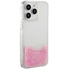 iLike Tylny pokrowiec Apple iPhone 15 Pro Silikoninis dėklas Vanduo Glitter Rožinė ILIAPP15PSWGP
