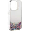 iLike Tylny pokrowiec Apple iPhone 15 Silikoninis dėklas Vanduo Glitter Rainbow ILIAPP15SWGR