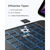 Inateck inateck Keyboard iPad 13'' QWERTZ juodas [KB903-13P_black]