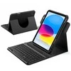 Inateck KB004 juodas 360° Dėklas klaviatūra Bluetooth do iPada