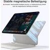 Inateck Keyboard iPad 13'' QWERTZ milky baltas (N0082_MILKY Baltas)