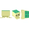 Incobex Elplast ENE-00172 2 bėgių bėgio jungtis 35 mm2 geltonai žalia ZGX-2x35 geltonai žalia ENE-00172
