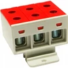 Incobex Elplast ENE-00207 3 bėgių bėgio jungtis 50 mm² pilka ZGX 3x50 raudona 2 versija ENE-00207