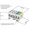 Incobex Penkių polių gnybtų juostelė ZGX 5x50 mm2 (3P+N+PE) ENE-00391