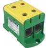 Incobex ZGX vieno poliaus gnybtų blokas 2x150 mm2 geltonai žalias (Al-Cu) ENE-00365