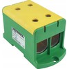 Incobex ZGX vieno poliaus gnybtų blokas 2x240 mm2 geltonai žalias (Al-Cu) ENE-00368