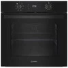 INDESIT orkaitė | IO K55C B | 71 l | Elektrinė | Katalizinė | Elektroninė | Aukštis 59,5 cm | Plotis 59,5 cm | Juodas
