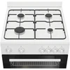 Viryklė INDESIT Cooker | I6G5KCW | Hob type Gas | Oven type Electric | Baltas | Plotis 60 cm | Grilling | Gylis 60 cm | 72 L
