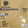 DEIMANTINIS DISKAS BETONO ŠLIAVIMUI 125mm DOUBLE ROW INDIAN PROFESSIONAL