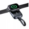 Indukcinis įkroviklis „Apple Watch Usams CD245 2-in-1“ su 1200 mAh išorine baterija + USB-C laidu, titano spalvos