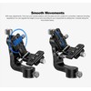 Stovas - Tripodo galva Leofoto PG-2 tikslumo stabilumas, suderinama su įvairiomis sistemomis