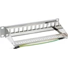 InLine® 10'' Patchpanel tuščias skydelis 12 vietų, Keystone moduliams, 1U, RAL 7035 pilkas