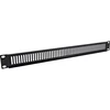 InLine® 19" blind panel perforated, 1U, RAL 9005 juodas