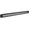 InLine® 19" blind panel perforated, 1U, RAL 9005 juodas