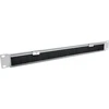 InLine® 19" cable entry plate with brush, 1U, RAL 7035 pilkas