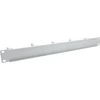 InLine® 19" Cable management panel, 5 large brackets, RAL7035, pilkas