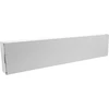 InLine® 19" Cable management panel, 5 large brackets, RAL7035, pilkas