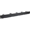 InLine® 19" Cable management panel, 5 small brackets, RAL9005, juodas