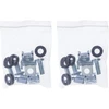 InLine® 19'' grandinės pertraukiklių juosta 3U, su DIN bėgeliu, juoda