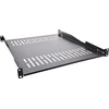InLine® 19" lentyna, 550 mm, 50 kg, 1U, RAL 9005 juoda