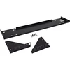 InLine® 19'' stovas montavimui po stalu, 2U, juodas