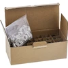 InLine 24vnt. Bulk-Pack InLine® Keystone RJ45 lizdas plonas, SNAP-In, Cat.6A, integruotas kabelis