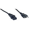 Maitinimo kabelis InLine 3pin-IEC C13 1.8m juoda (16652C)