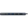 InLine® 8-in-1 USB-C multihub prijungimo stotis, HDMI, DisplayPort, USB 3.2, PD 3.0 100W, MST