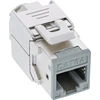 InLine 8vnt. Pack InLine® Keystone RJ45 lizdas, ekranuotas, Cat.6A, pilkas