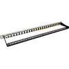InLine® Tuščias pataisų skydelis 19'' 24 prievadų 0.5U juodas RJ45 kištukams