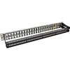 InLine® Tuščias pataisų skydas 19'' 48 prievadų RJ45 Keystone moduliams 1U juodas