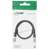 InLine® BNC vaizdo kabelis, 12G-SDI, 4K60Hz, 75 Ohm, 0,5m