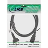 InLine® Danijos maitinimo kabelis, juodas, 3m