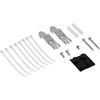 „InLine®“ darbalaukio konsolidavimo taškų dėžutė, 8 vnt. „Keystone“ RJ45, metalinė, šviesiai pilka RAL7035