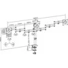 InLine Darbastalio laikiklis 3 monitoriams 13 "- 27" (23104B)