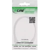 InLine® DC extension cable, DC plug male/female 5.5x2.5mm, AWG 18, baltas, 3m