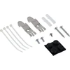 InLine® Desktop Consolidation Point Box 4x Keystone RJ45, metalinis, šviesus pilkas RAL7035