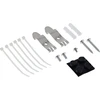 InLine® Desktop Consolidation Point Box 6x Keystone RJ45, metalas, šviesiai pilkas RAL7035