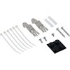 InLine ® Darbastalio konsolidacijos taškas Box 6x Keystone RJ45, metalo, juoda RAL9005