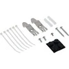 InLine ® Darbastalio konsolidacijos taškas Box 6x Keystone RJ45, metalo, juoda RAL9005