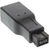 InLine Fejerverkai 9- pin - Fejerverkai 6- pin, Juoda (34600A)