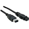 InLine Fejerverkai 9-pin - Fejerverkai 6-pin, 5m, Juodas (36905)