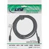 Inline Įmontuotas USB-C laidas – „Surface Pro“ 1 m, juodas (26670)
