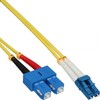 InLine šviesolaidinis dvipusis kabelis, LC/SC, 9/125 µm, OS2, 5 m