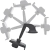 InLine® išmaniojo telefono priekinis stiklas Automobilinis laikiklis su siurbtuku arba ventiliacijos grotelėms, ONE CLICK EASY II, universalus