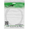 InLine Plonas tinklo kabelis Cat.6A, S/FTP, TPE (LSZH), lankstus, PoE, baltas, 3m (74903W)